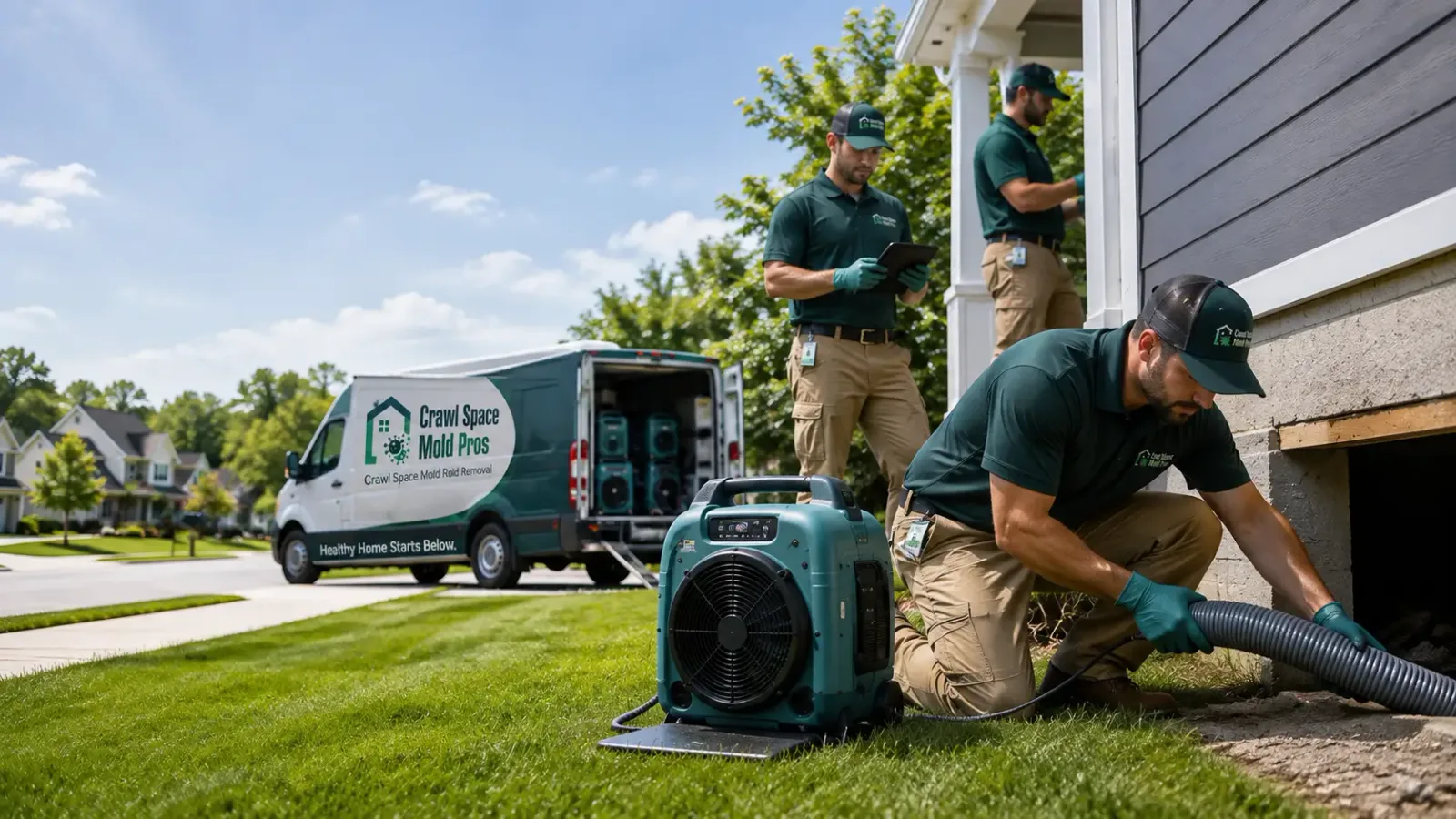 Crawl Space Mold Removal in Harbor City, CA